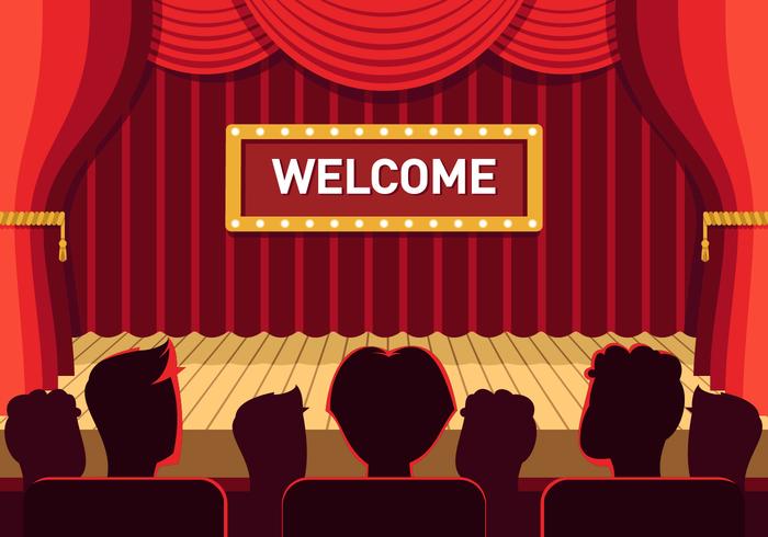 Theater Stage Vector 193299 - Download Free Vectors, Clipart Graphics