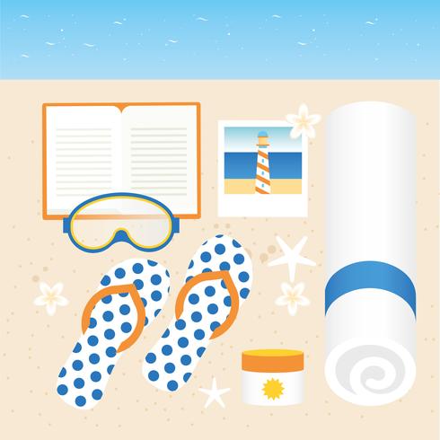 Vector Summer Holiday Travel Elements