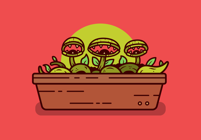 Venus Fly Trap Vector