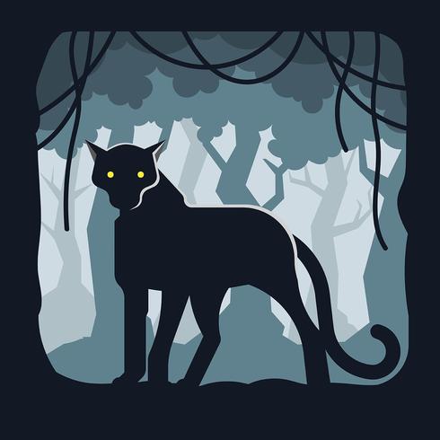 Black Panther Illustration vector