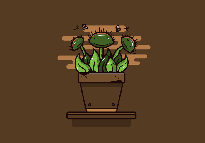 Venus Fly Trap Vector