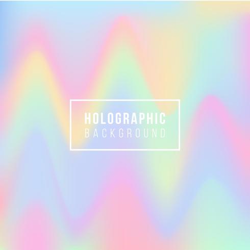 Fondo holográfico vector