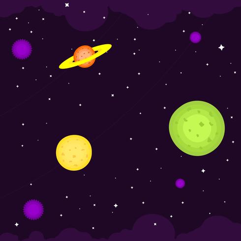 Cosmos Vector Illustration