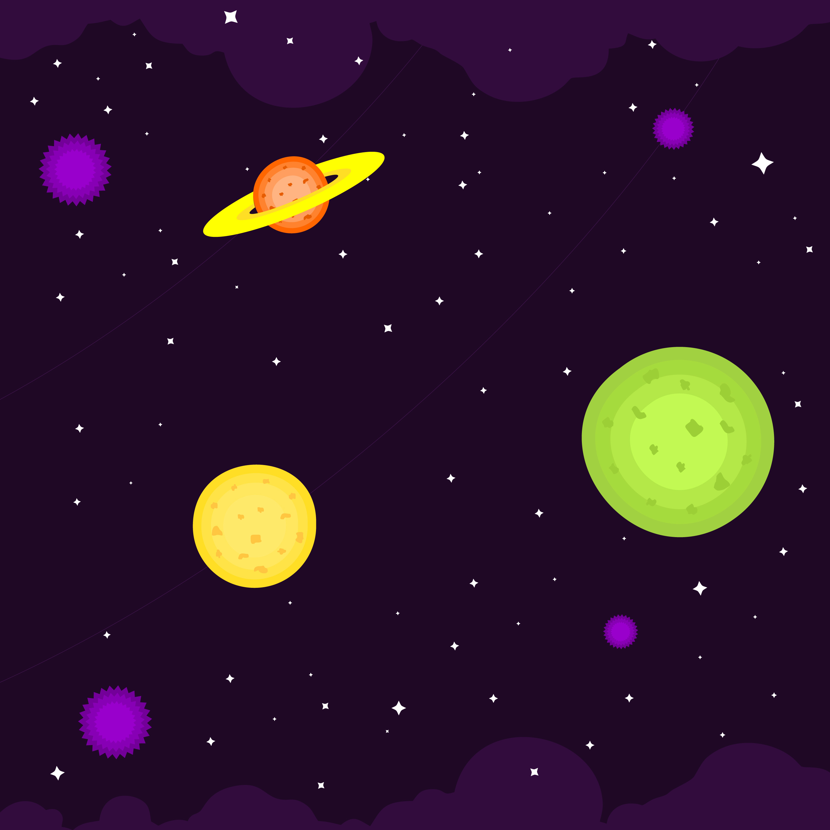 Cosmos Vector Illustration 193487 Vector Art at Vecteezy