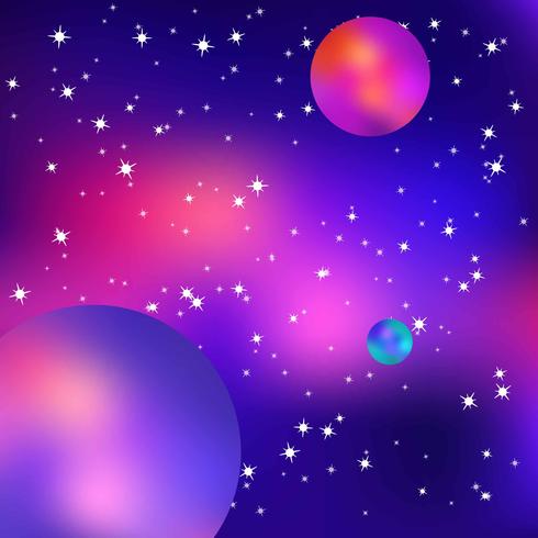 Cosmos Background vector