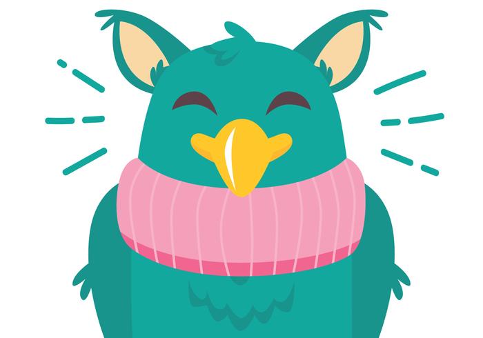 Cute Bird Monster vector