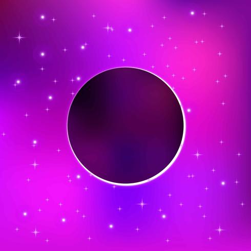 Ultra Violet Galactic Background vector