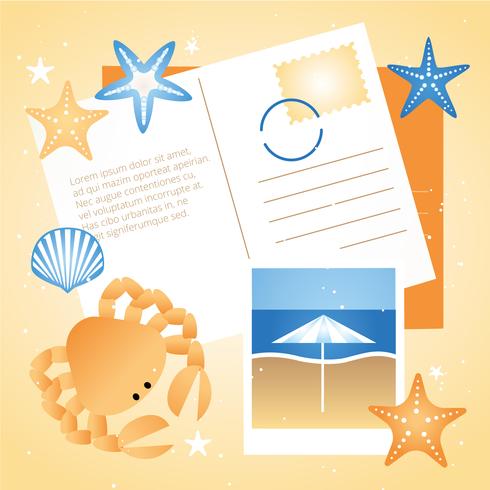 Vector Summer Travel Elements and Icons