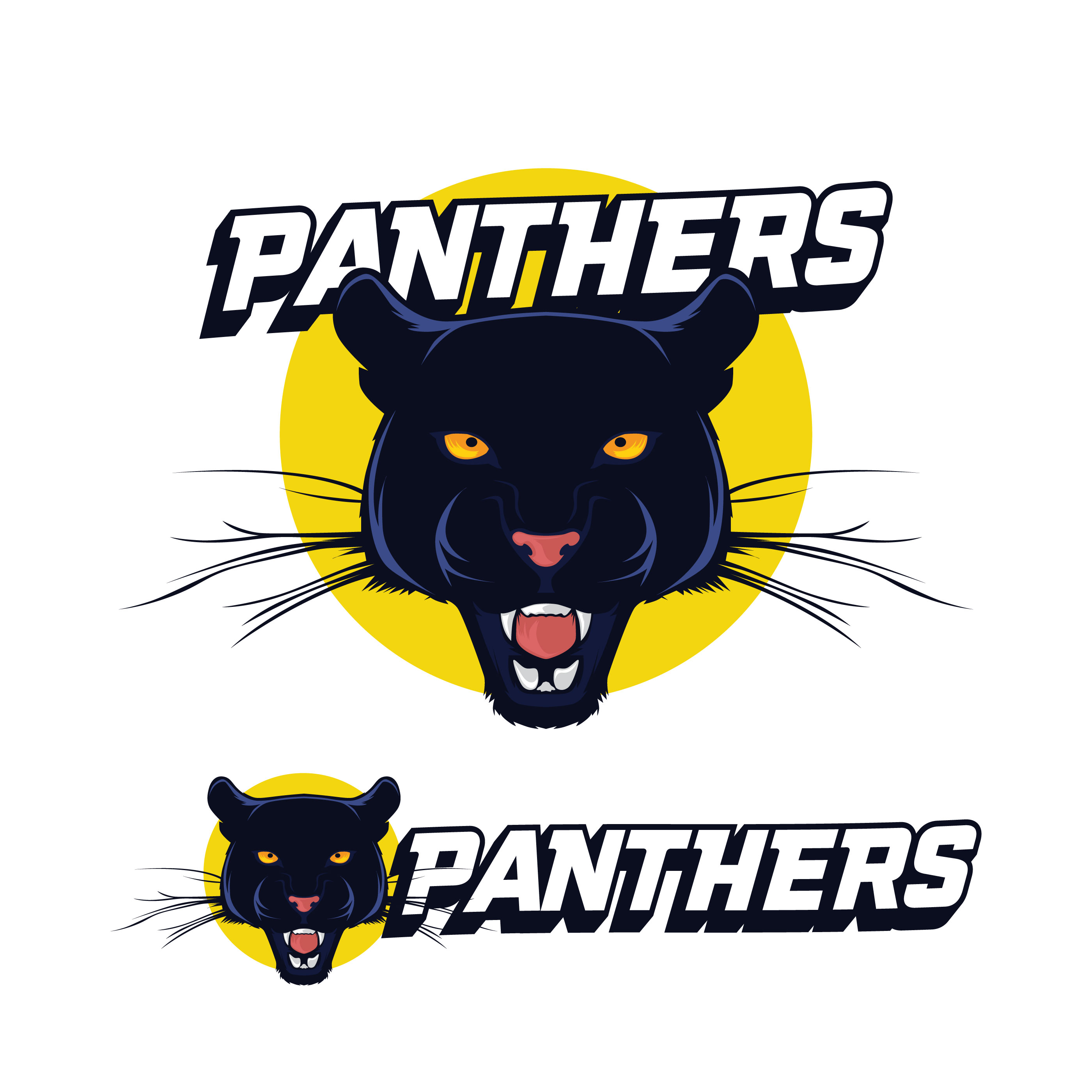 Black Panther Logo Vector 193638 Vector Art At Vecteezy