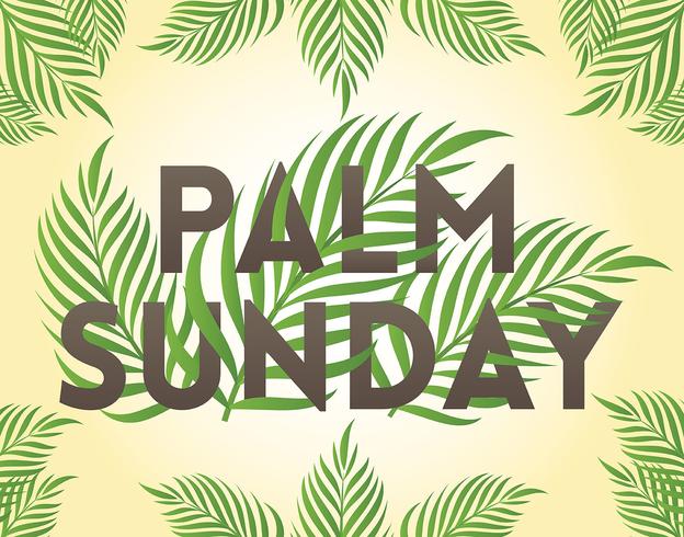 Palm Sunday Background vector