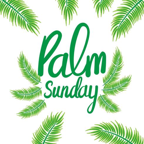 Palm Sunday Background vector