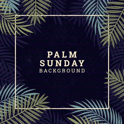 Palm Sunday Background vector