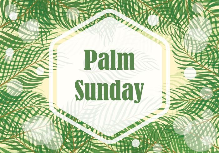 Palm Sunday Background vector