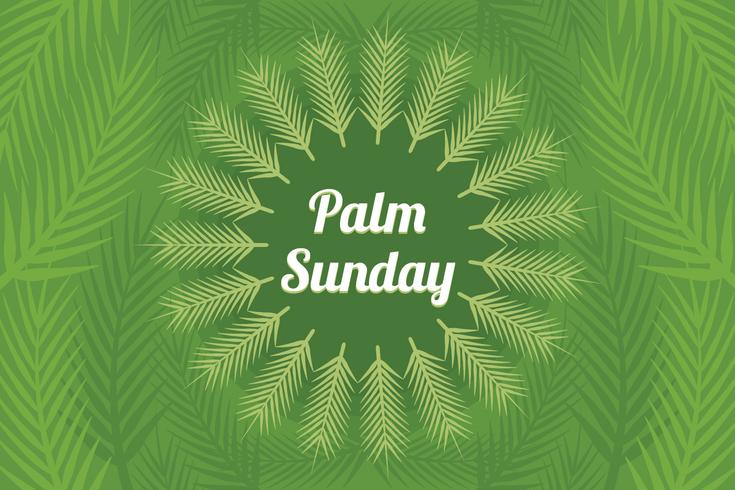 Palm Sunday Background vector