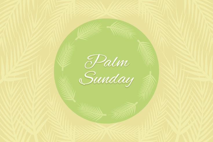 Palm Sunday Background vector