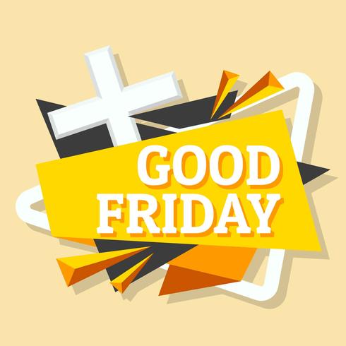 Good Friday Background vector