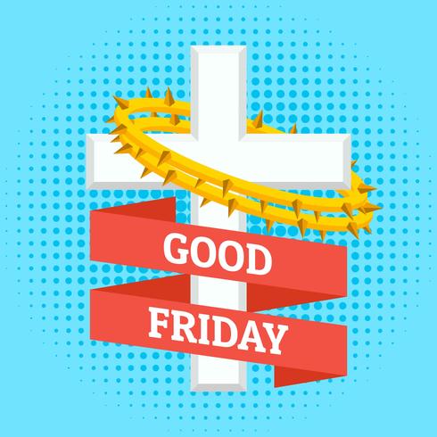 Good Friday Background vector