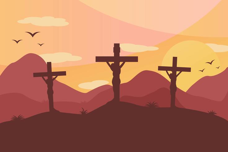 Mount Calvary Landscape Vectors