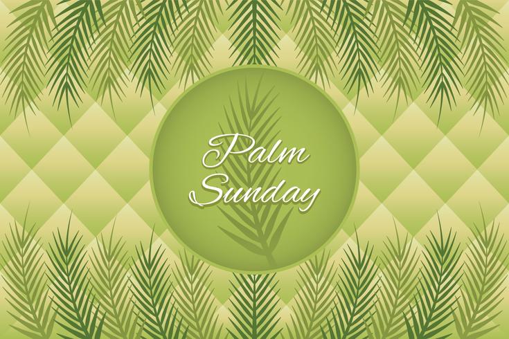 Palm Sunday Background vector