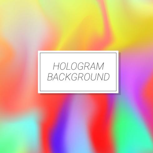 Abstract Holographic Background vector