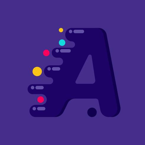 Letter A 2 vector