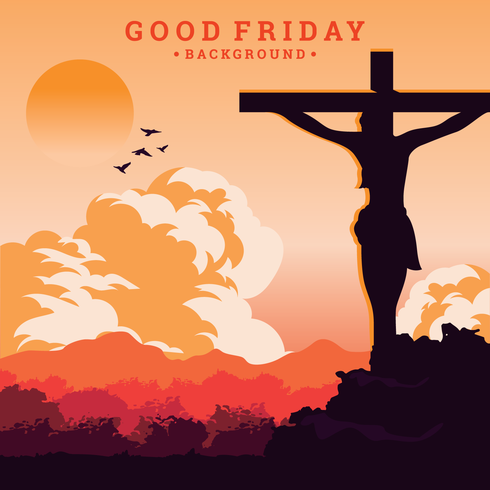 Good Friday Background vector