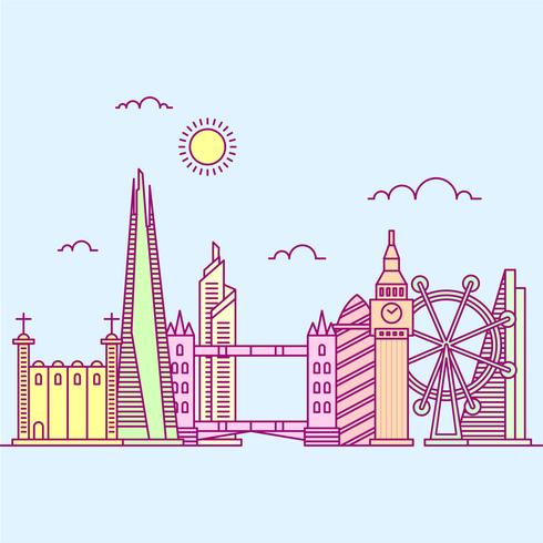 Shard Landmark vector