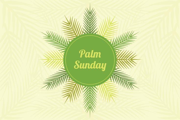 Palm Sunday Background vector
