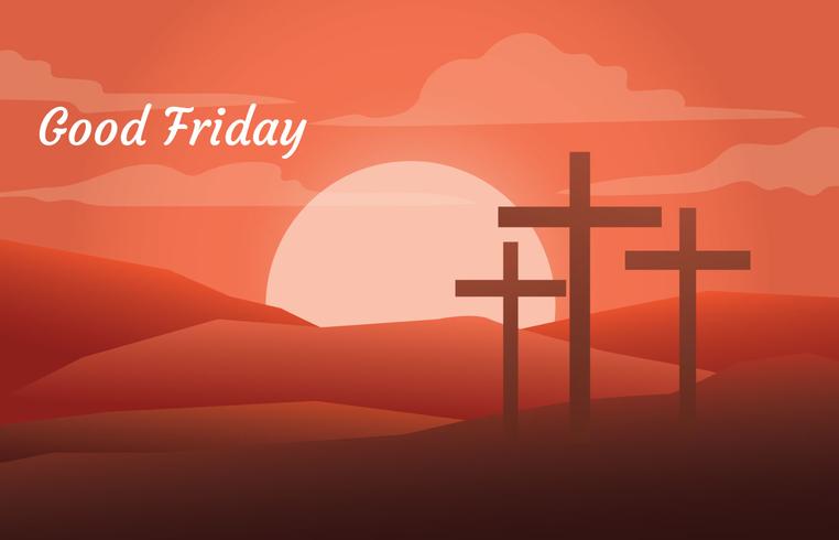 Beautiful Good Friday Background 194315 Vector Art at Vecteezy