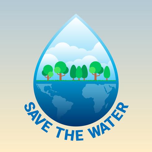 World Water Day Illustration vector