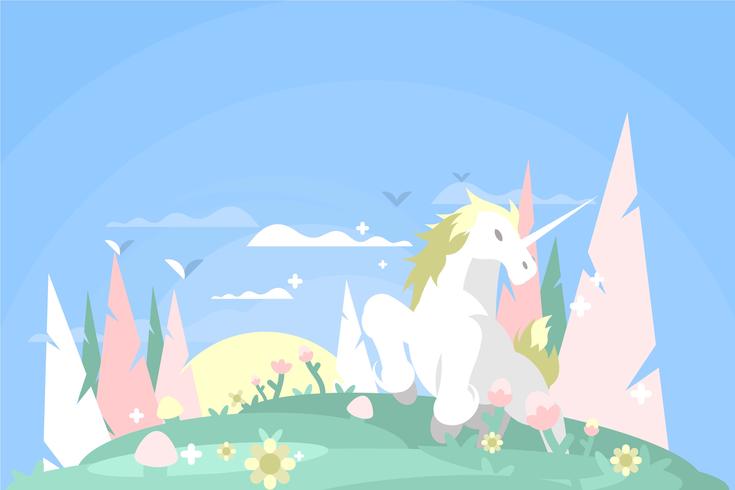 Magical Garden Illustration vector