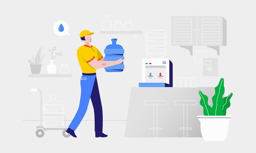 Clean Water Advocacy Vector Illustration