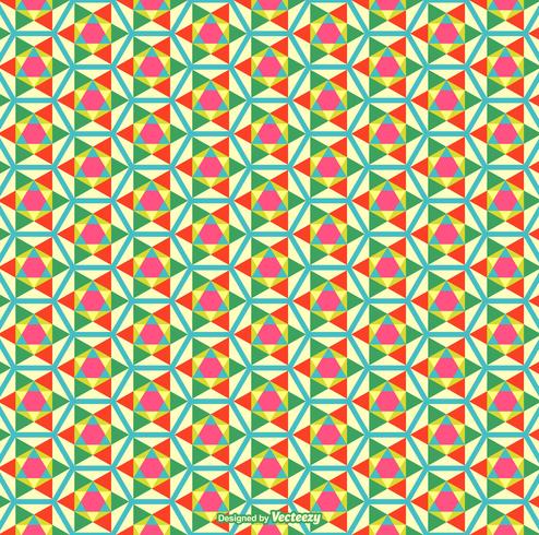Seamless Kaleidoscope Pattern Vector