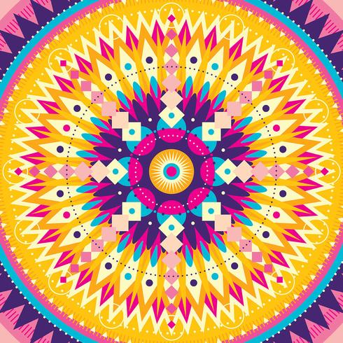 kaleidoscope pattern vector