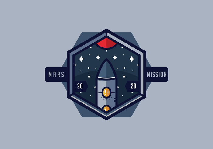 Mission To March Patch Vector 