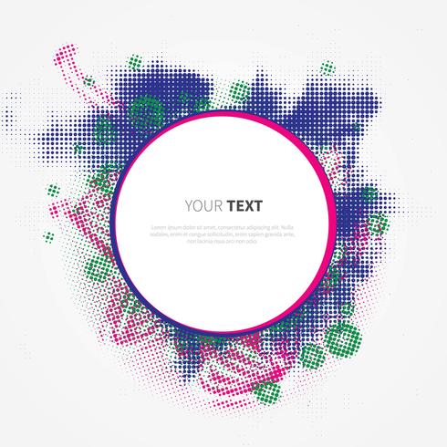 Funky Frame Vector Template