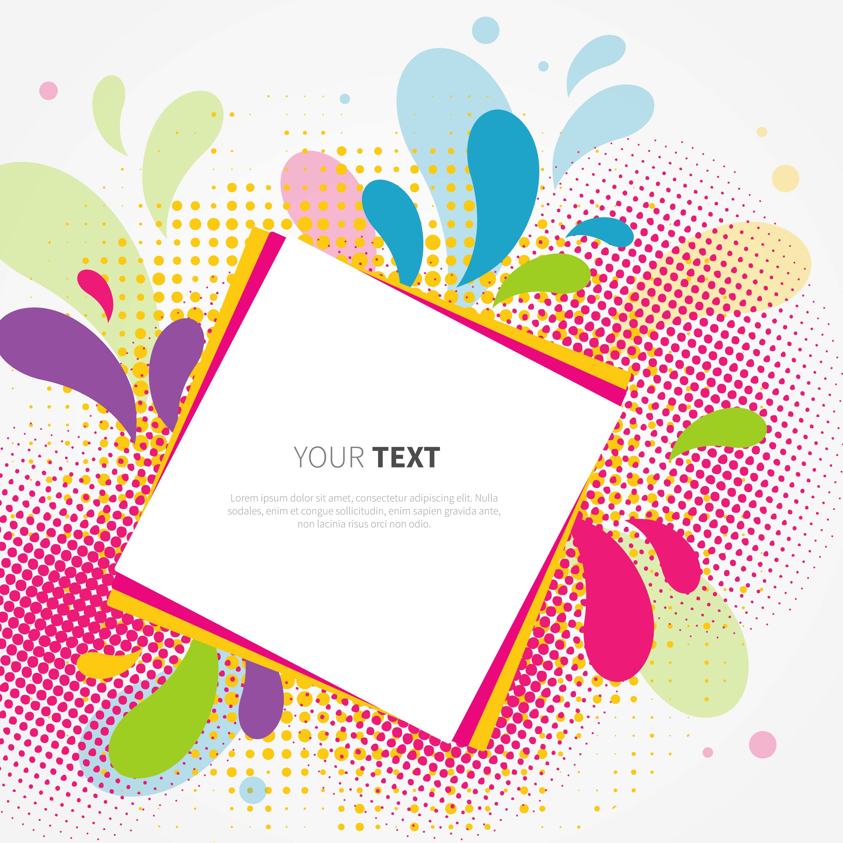 Funky Frame Vector Template 194912 Vector Art at Vecteezy