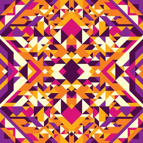 kaleidoscope pattern vector