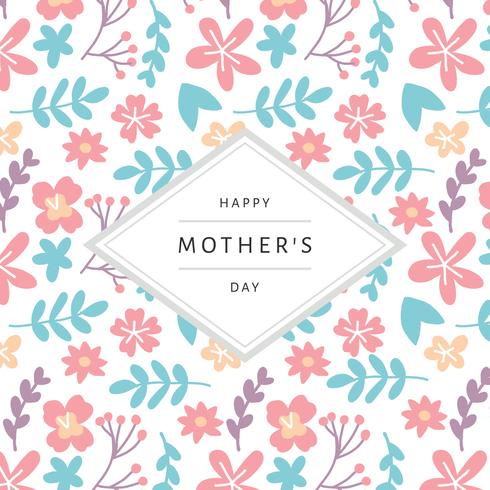 Mothers Day Background Pattern