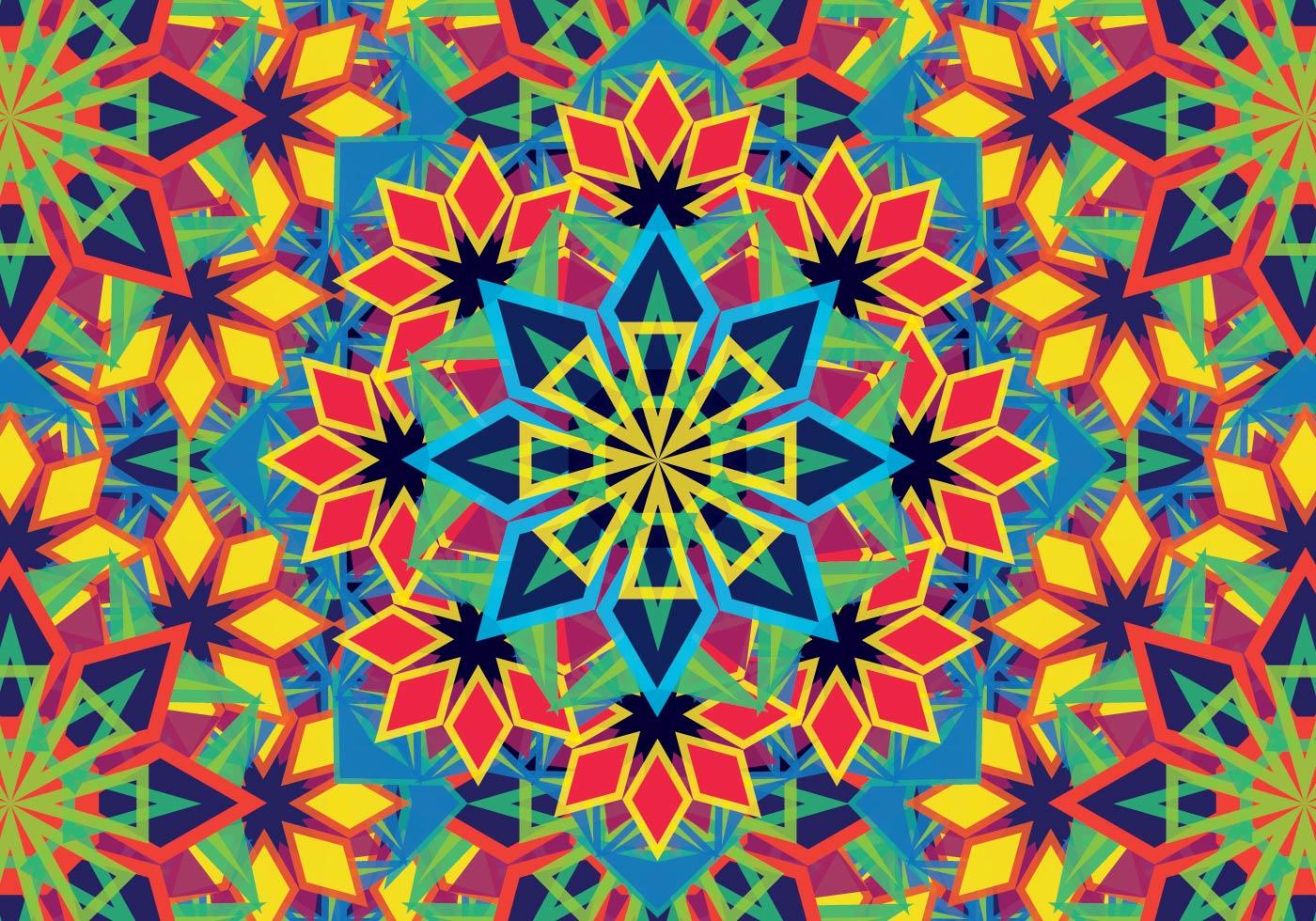 Colorful Kaleidoscope Pattern 194953 Vector Art at Vecteezy