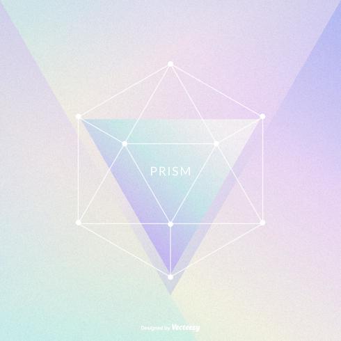 Abstract Background With Geometric Line Prism Design Vector