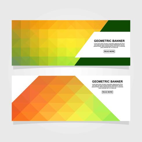 Geometric Banner vector