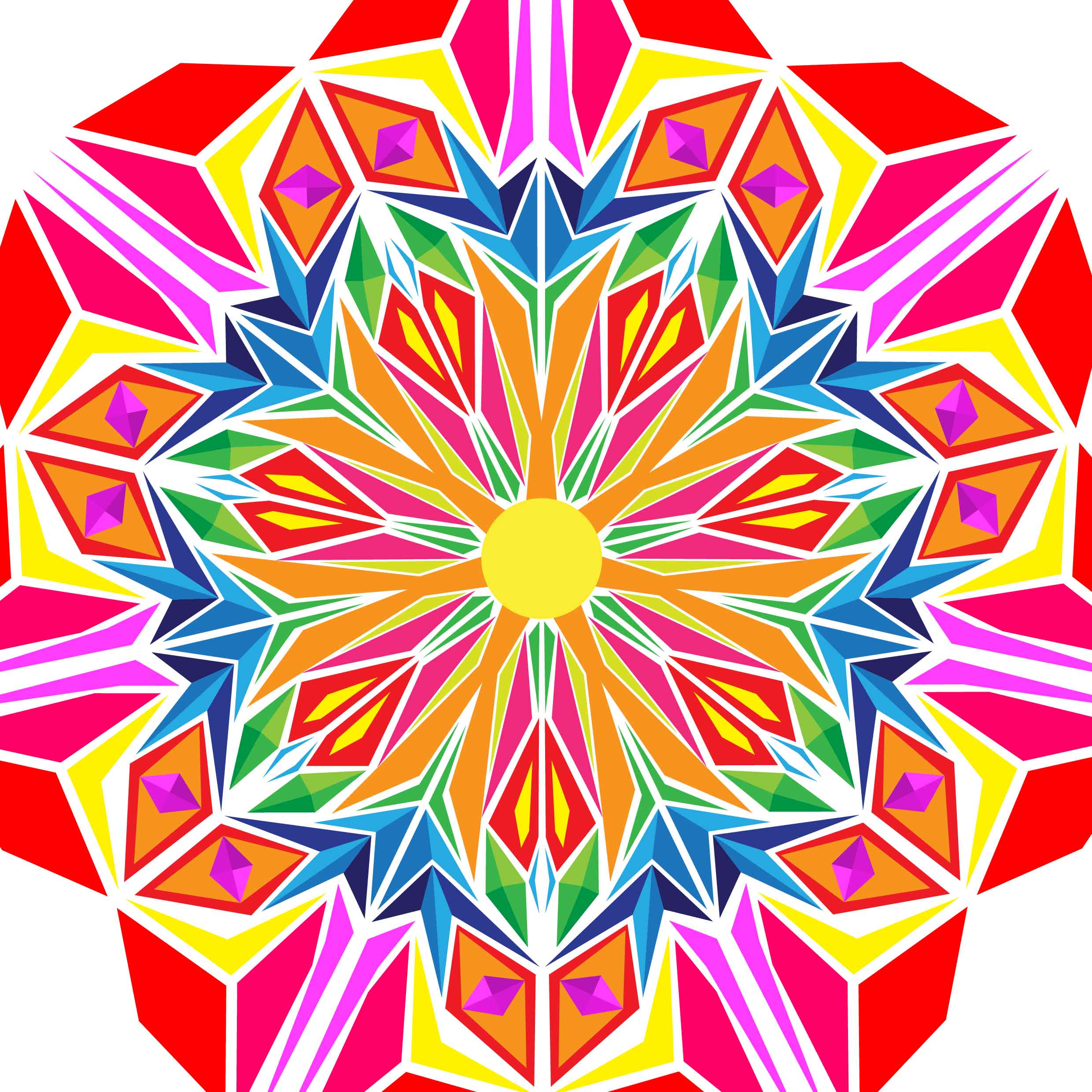 Kaleidoscope Pattern 195007 Vector Art At Vecteezy