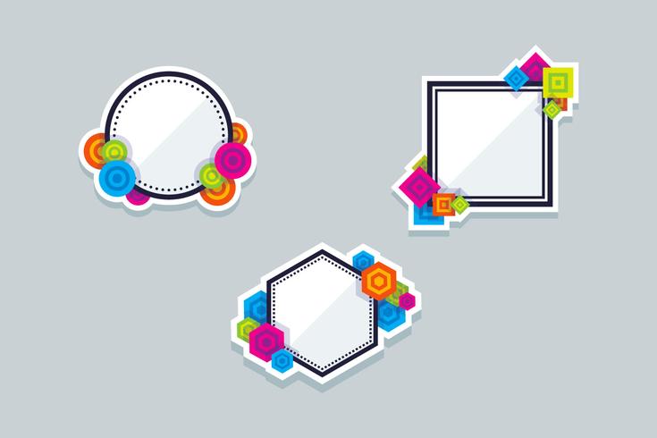 Funky Frames Vectors