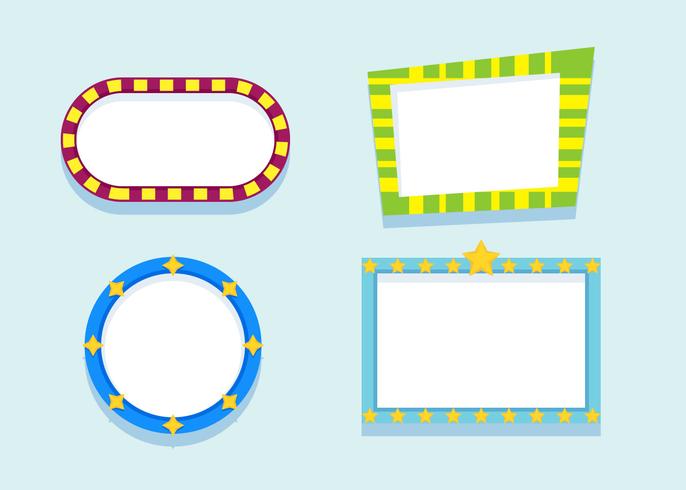 Funky Frames Vectors