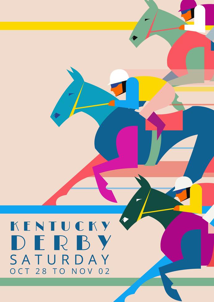 Kentucky Derby Party Invitation Illustration 195018 Vector Art at Vecteezy