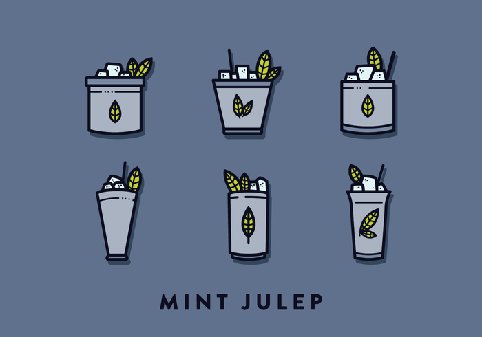 vector julepe de menta