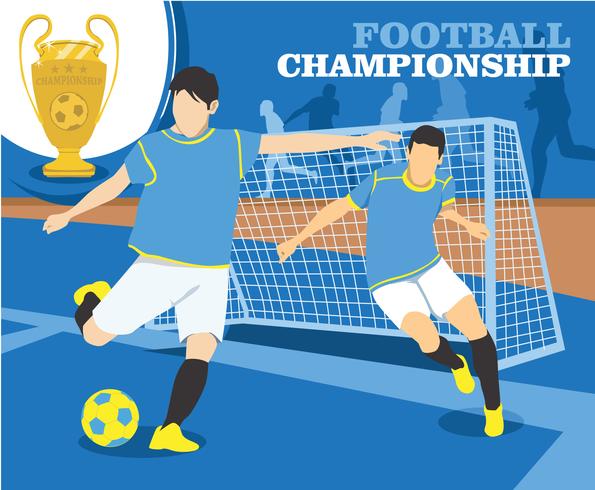 Vector de Campeonato de fútbol