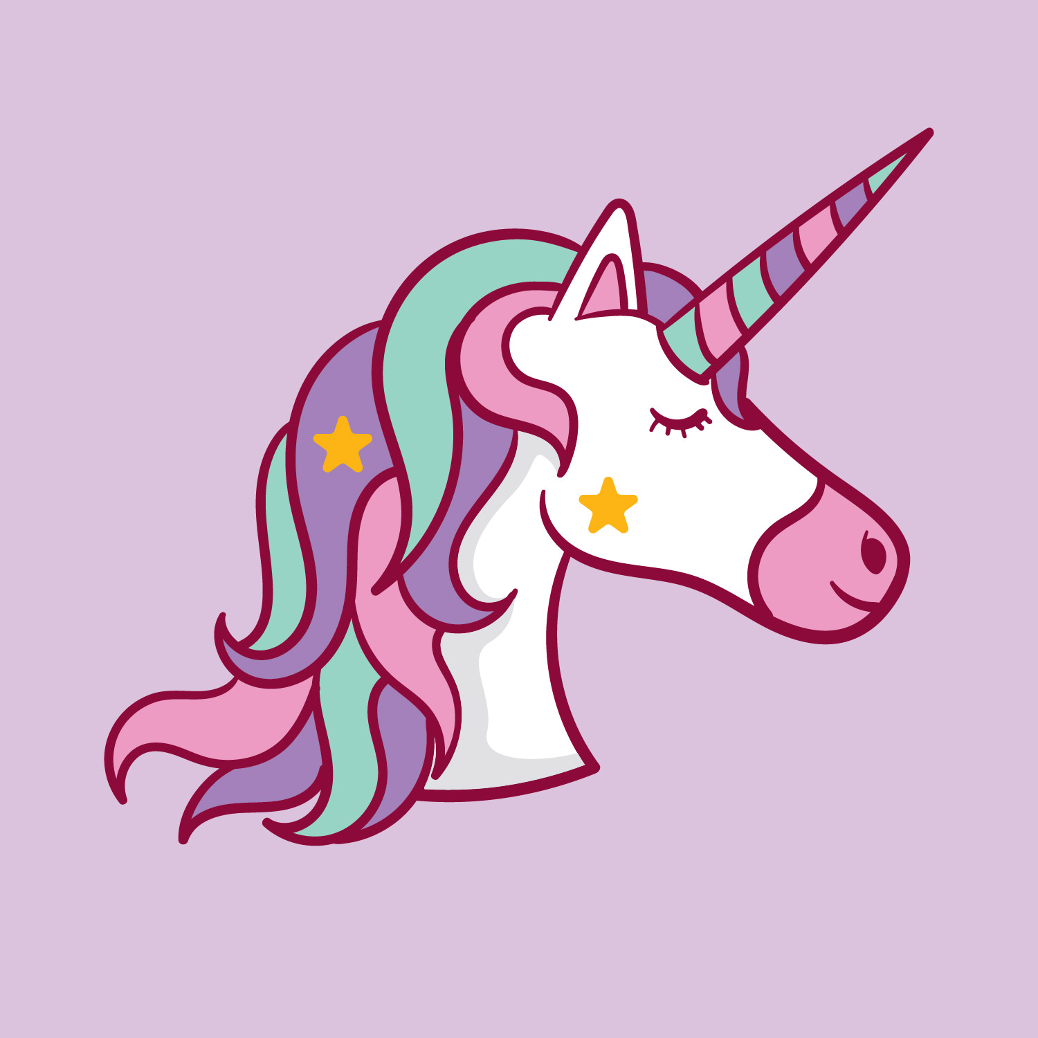 Rainbow Unicorn Vector Art, Icons, and Graphics for Free Download