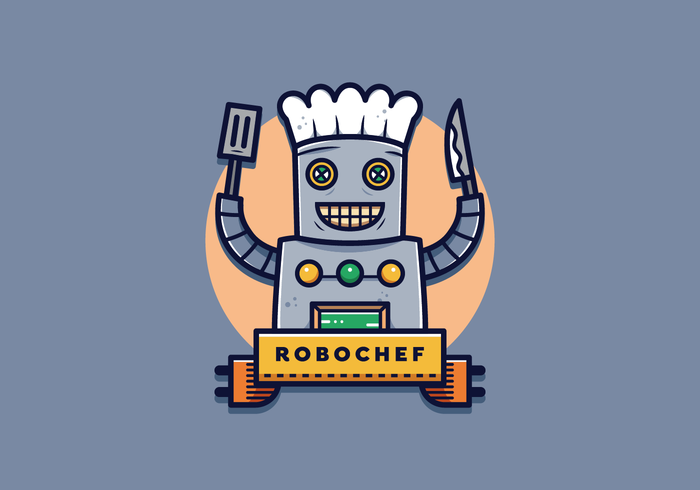 ai chef vector